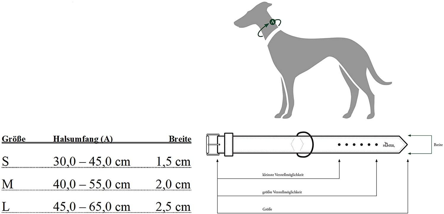  HUNTER - Collar, Colores - Morado, Dimensiones - Talla M Largo 40-55 Cm. Ancho 2 Cm 