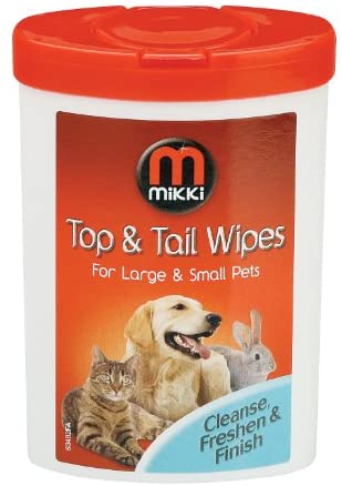  Interpet - Pet Mikki - Toallitas para la Parte Superior y Trasera (tamaño: 17 toallitas) 