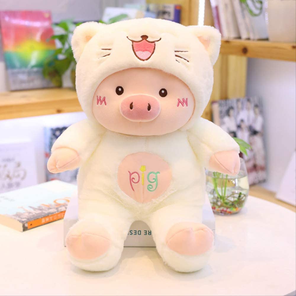  JGIEWJFIMP Almohada para Dormir Cerdo Cerdo Muñeca Peluche Juguete Niña Corazón Tela Muñeca Muñeca Linda Chica Regalo C 45 Cm 