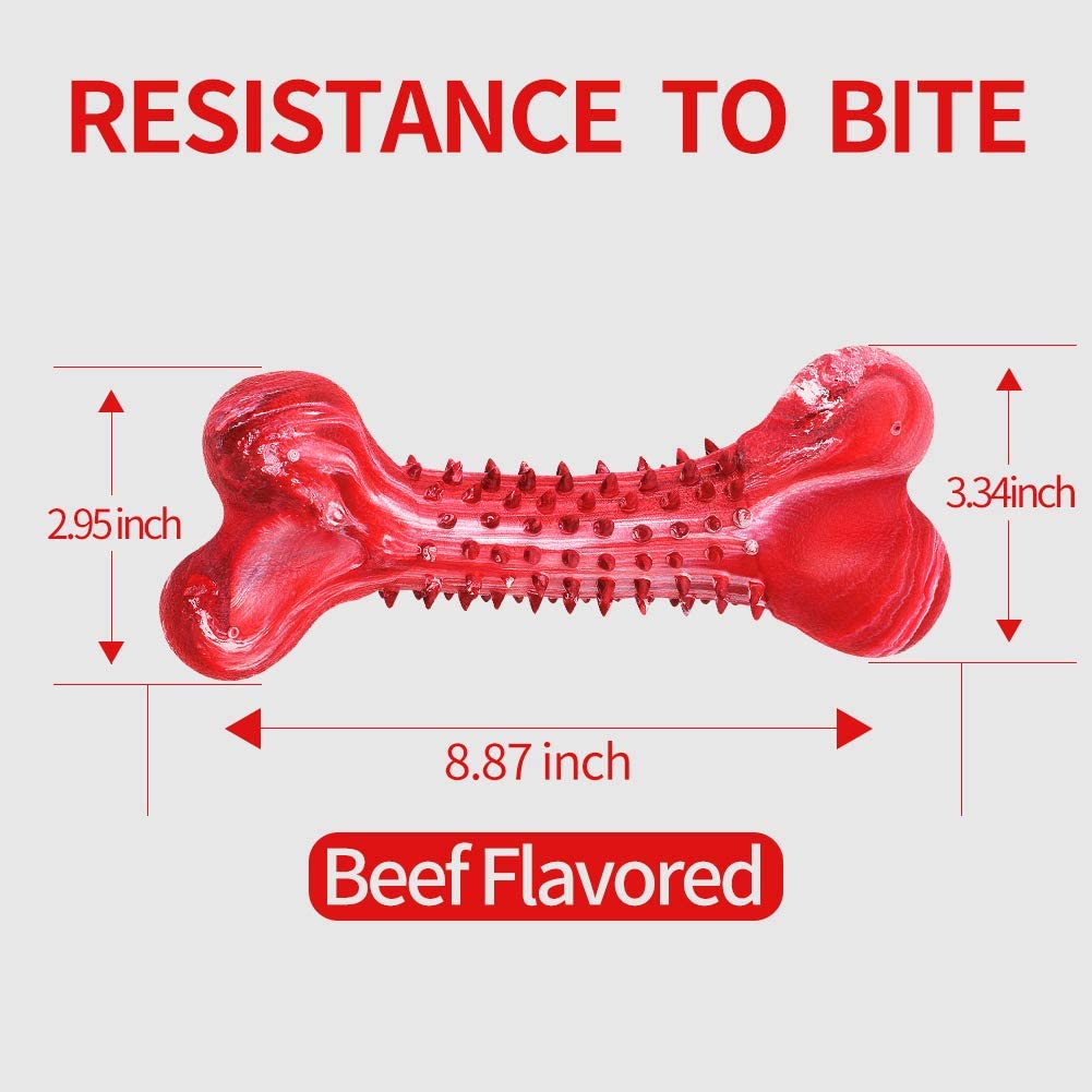  Juguete para perros masticando dientes de juguete interactivos masticando entrenamiento de coeficiente intelectual mordida suave caucho natural cachorros pequeños y medianos 