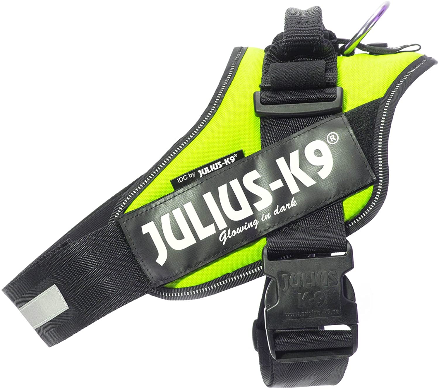  Julius-K9 16IDC - Power Harness, Multicolor (Verde Neón), 63-85 cm 