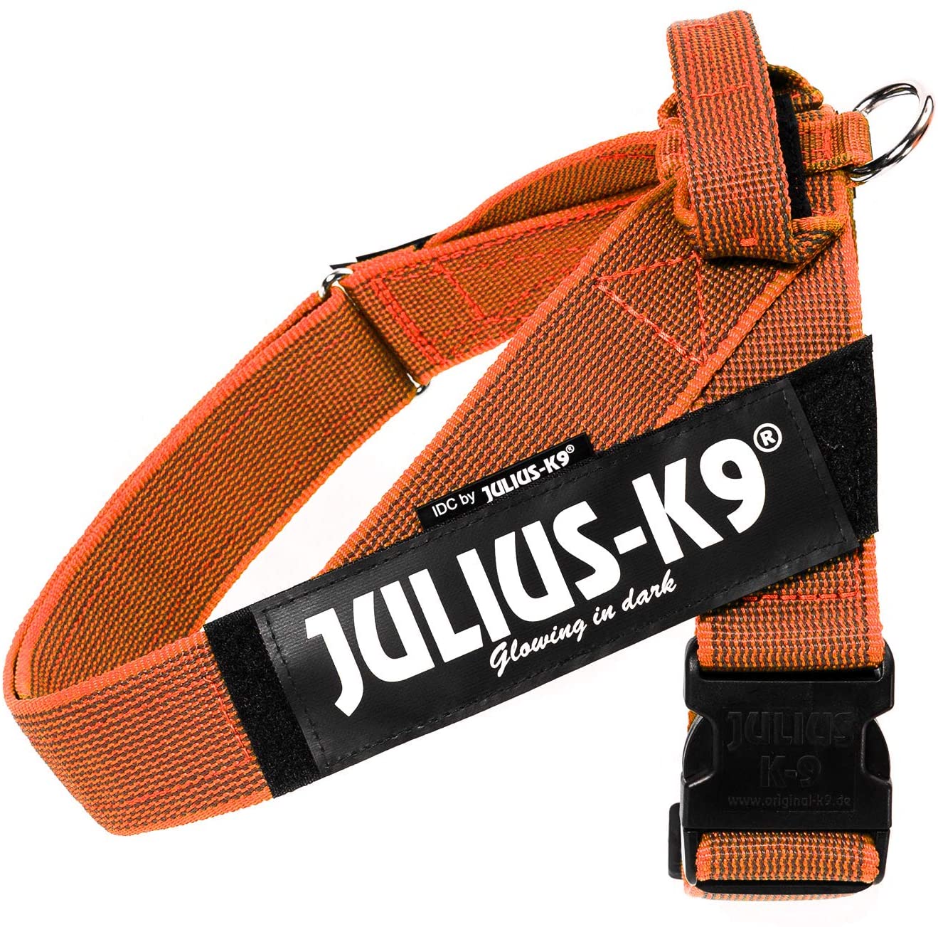  Julius-K9 Color & Gray Arnés De Correa De IDC, Tamaño: 2, Color: Naranja-Gris 