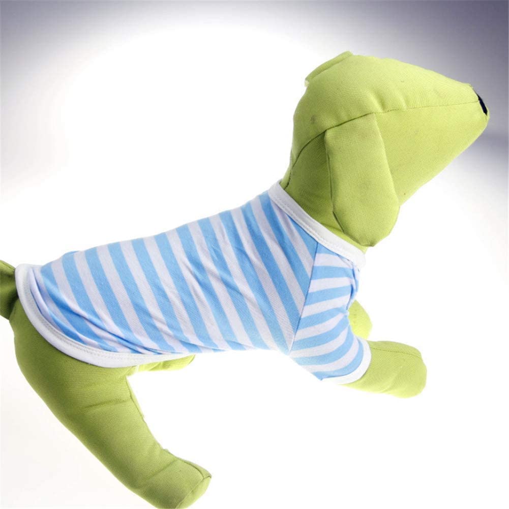  JZTRADE Ropa para Gatos Verano Verano Ropa para Perros Cachorro Ropa Ropa Linda Cachorro Abrigo Ropa de Perro para el Verano Bulldog Francés Ropa Gatito Ropa Blue,m 