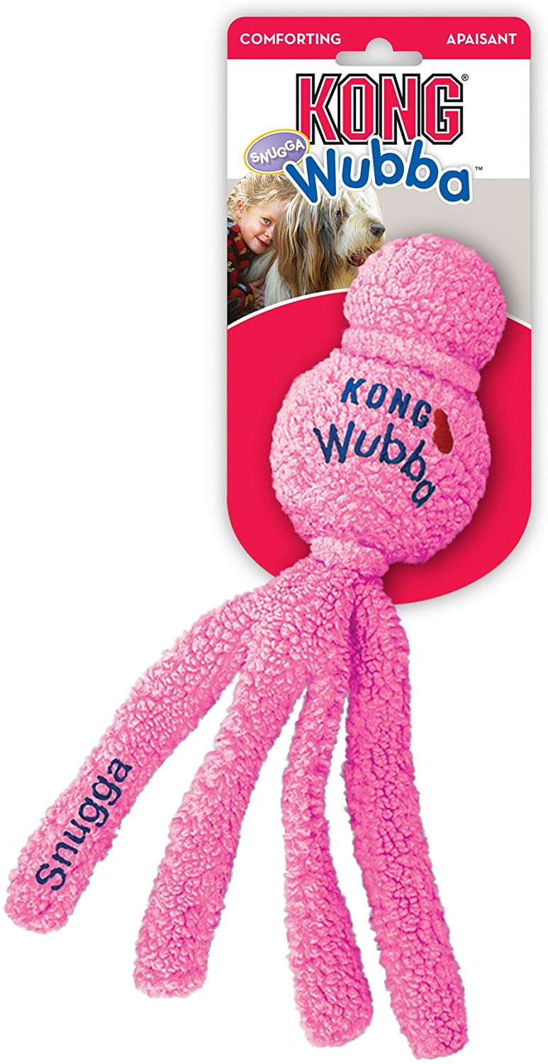  Kong 0035585800080 - Wubba snugga juguete para perros, pequeno, surtido: colores aleatoris 