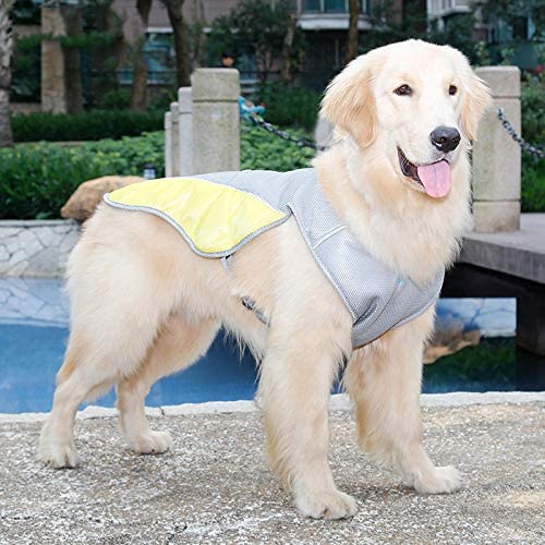  Lefang Chaleco refrigerante Chaqueta para Perro Bulldog Pet Cooling Vest 