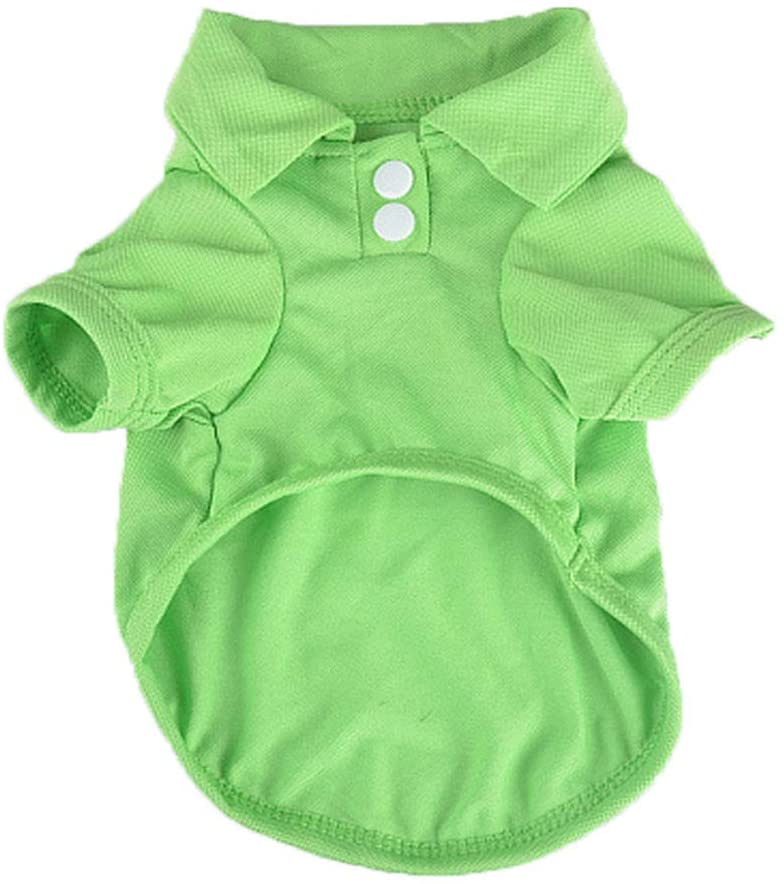  lffopt Ropa para Gatos Verano Chaleco Perro Verano Abrigo de Perro Doggy Abrigos Cachorro Abrigo Bulldog Francés Ropa Ropa para Mascotas Ropa Cachorro Ropa Green,m 