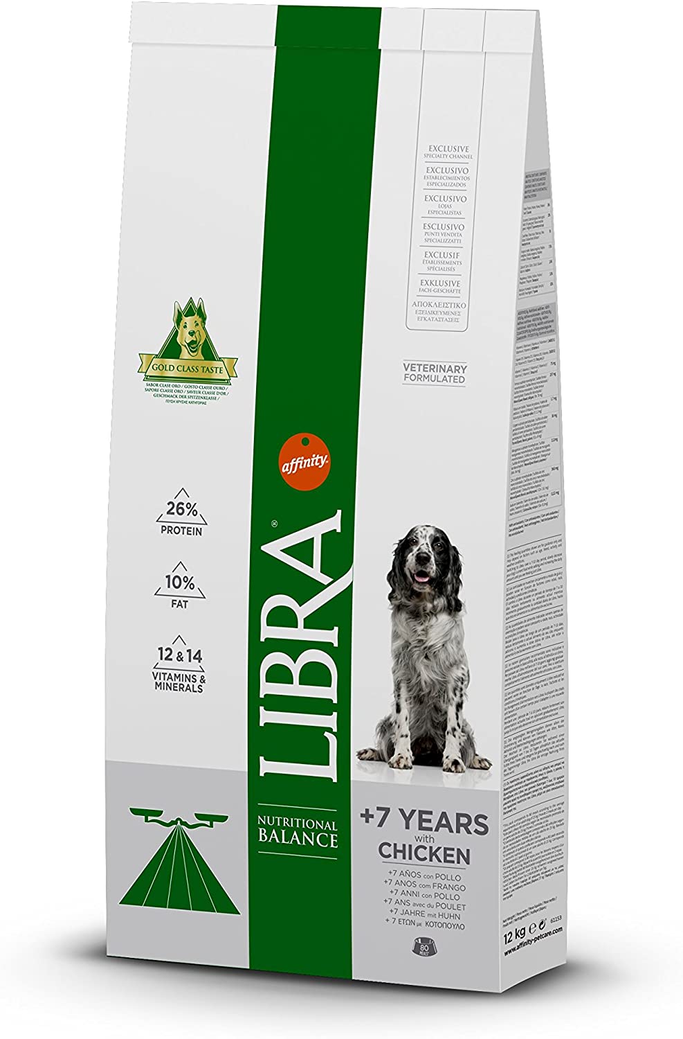  LIBRA Dog +7Years 12Kg (ML) 