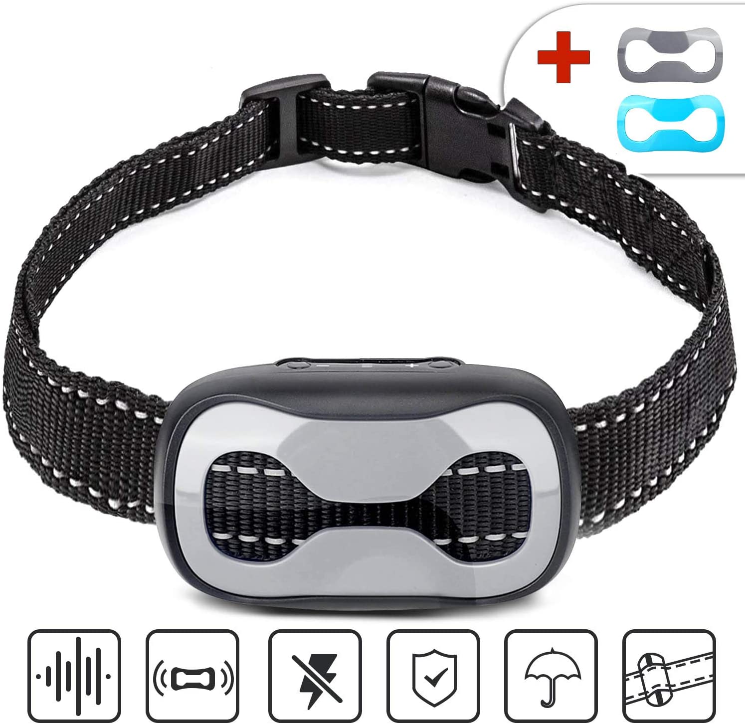  LumoLeaf Collar Antiladridos para Perros con corrección de vibración de Tonos 