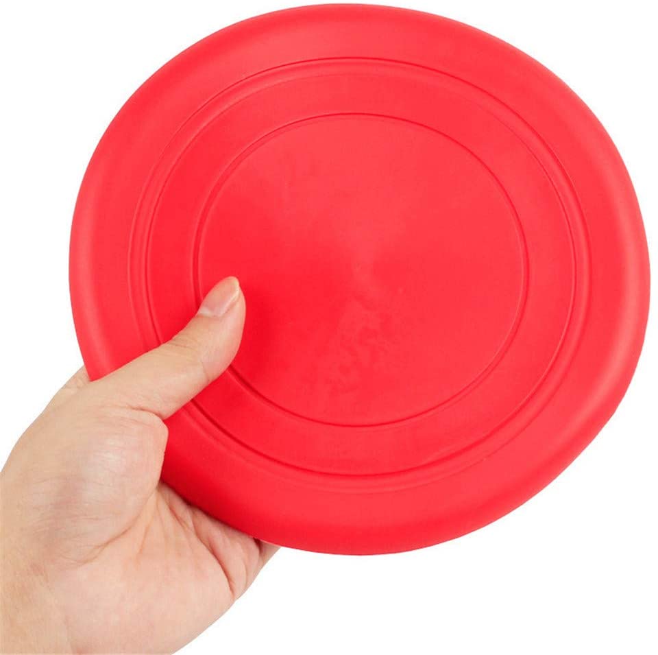  Markcur Disco de Perro Frisbee Perros Juguete Dog Disc Soft Silicona Entrenamiento Perros Juguete Interactivo Outdoor Juguete para Perros 