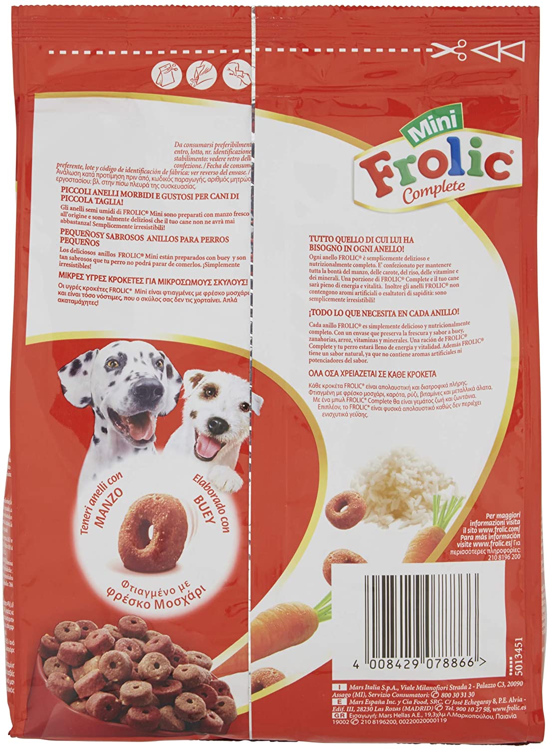  Mars C-08205 Frolic Buey - 6 x 1 Kg 