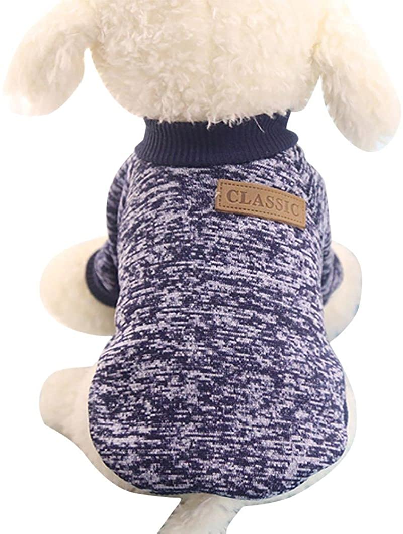  Mascotas Perros Ropa de Invierno AccesoriosSuéter de Perro Mascota 2018 Abrigo Punto Ropa Chaleco Chaqueta para Mascotas 