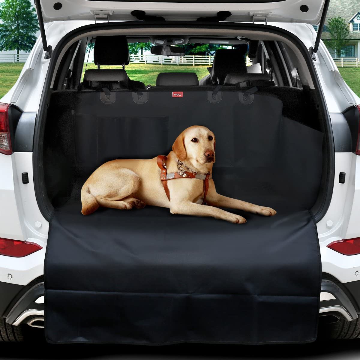  MATCC Funda Maletero Coche Cubierta para Coche Protector para Maletero de Coche Funda Coche Perro Mascotas Protector de Coche Impermeable Antideslizante (185 * 105 * 36 cm) 