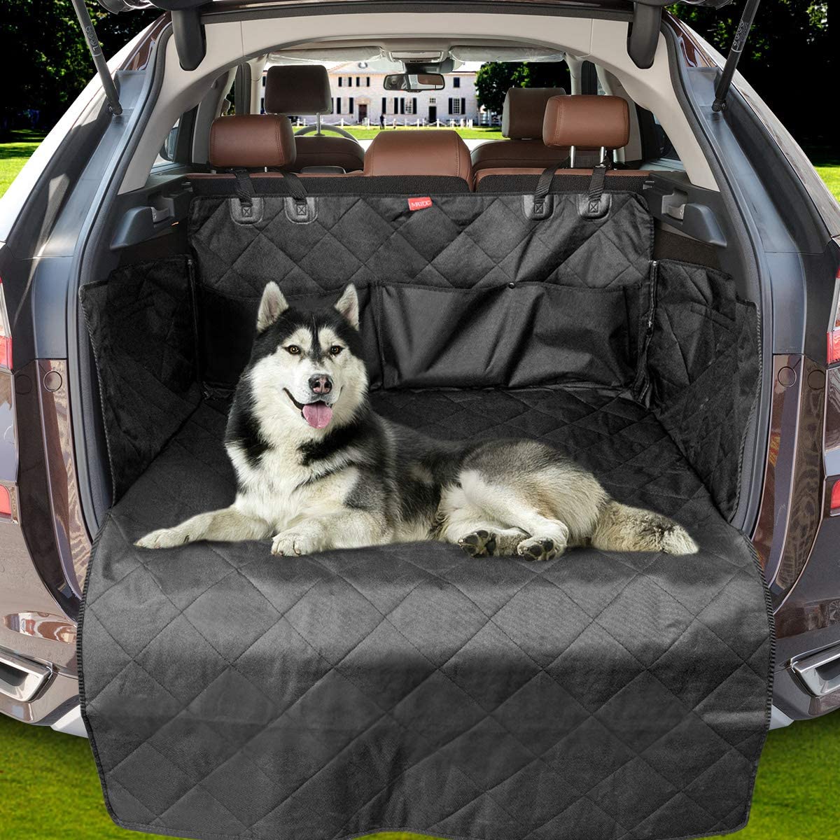  MATCC Funda Maletero Coche Funda para Perros Universal Protector Maletero del Coche Impermeable Antideslizante para Auto SUV Camión Transportar y Viaje 