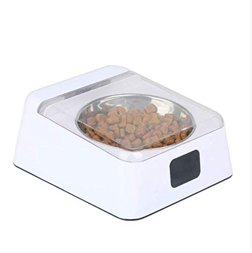  MCYYY Cat Bowl Dog Bowl Alimentador Inteligente Cat Automatic Abre la Cubierta Anti-cucaracha Anti-Rata A Prueba de Humedad Lavabo de Alimentos para Mascotas 