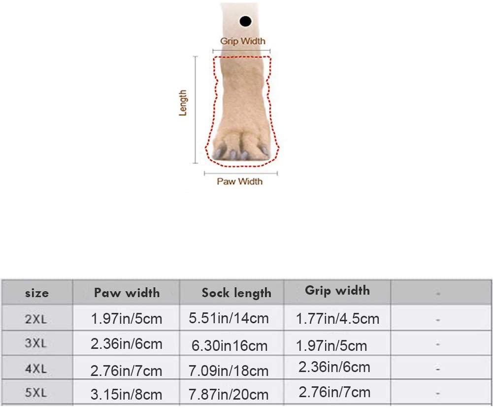  Meioro Calcetines Antideslizantes para Perros, Protectores de Pata Transpirable de Algodón con Control de Tracción para Ropa Interior Conjunto de 4 Perros Grandes y Medianos (3XL, Amarillo) 