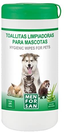  MENFORSAN 54144MFP3121 Toallitas Limpiadoras para Mascotas - 60 Unidades, Un tamaño 