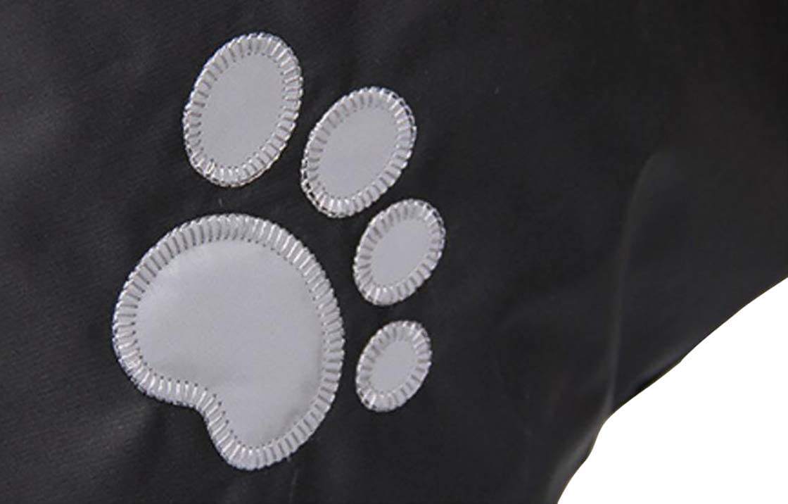  Morezi Abrigo Impermeable para Perro, Abrigo de Invierno para Perro con Forro Polar Acolchado, Ropa para Perro con Bandas Ajustables y cordón de Ajuste en Invierno 