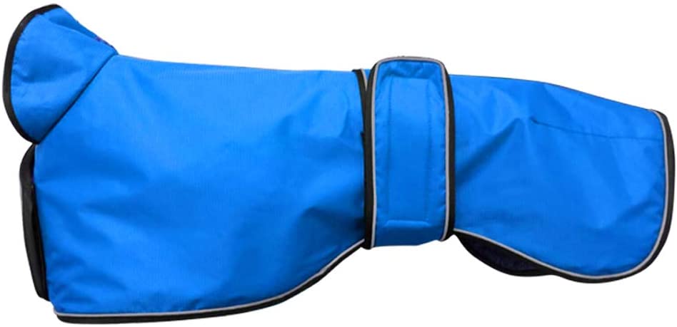  Morezi - Chaqueta Impermeable para Perro, Abrigo de Invierno con Forro Polar cálido, Ropa para Perro al Aire Libre con Bandas Ajustables para Perro Mediano y Grande 