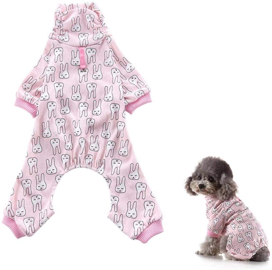  Motto.h Pijamas de algodón para Perros, Ropa para Perros Grandes Trajes de Pijamas para Perros Cute Baby Dog Body Suave y Acogedor Pijamas de Jersey Ligero Ropa para Perros Se Adapta a handsomely 