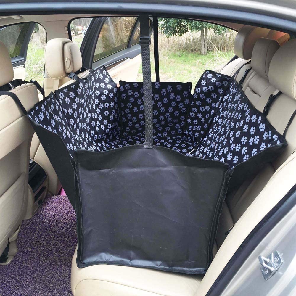  MYYXGS Funda De Asiento De Coche para Perros, Impermeable, Resistente A Los ArañAzos Y Cubierta Antideslizante De Asiento Trasero Tipo Universal para Todos Los Coches 130 * 145 * 40 Cm 