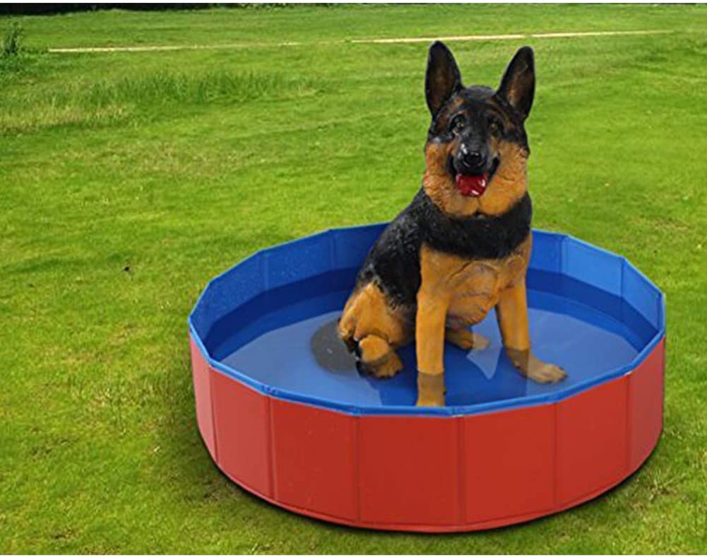  NaiCasy Plegable Perro de Mascota portátil Piscina Baño Gatos Baño Lavadora para al Aire Libre, Productos para Perros 