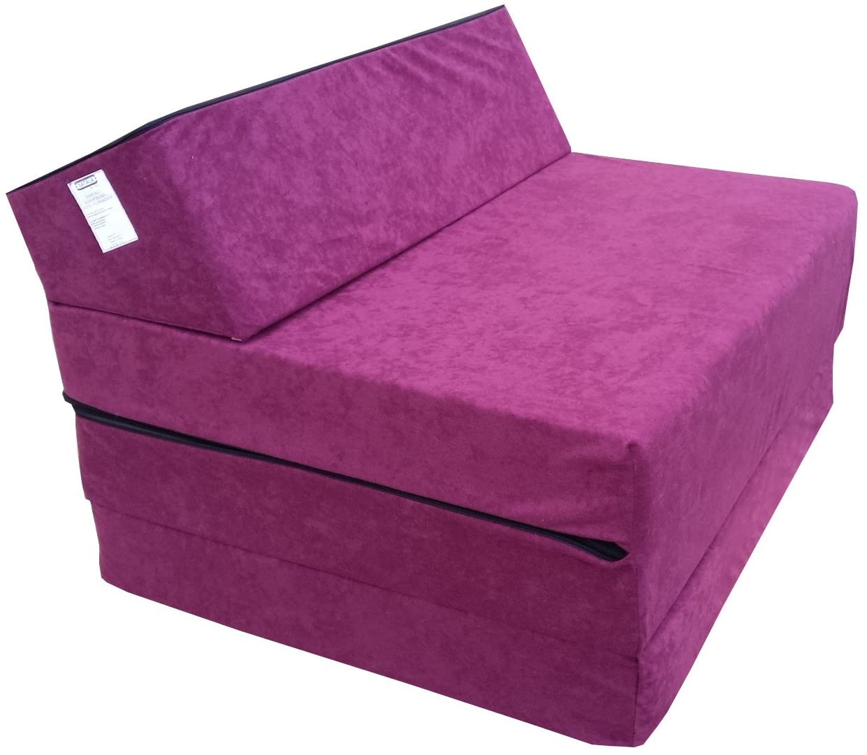  Natalia Spzoo Colchón Plegable Cama de Invitados colchón de Espuma 200x70 cm FM (Violeta) 