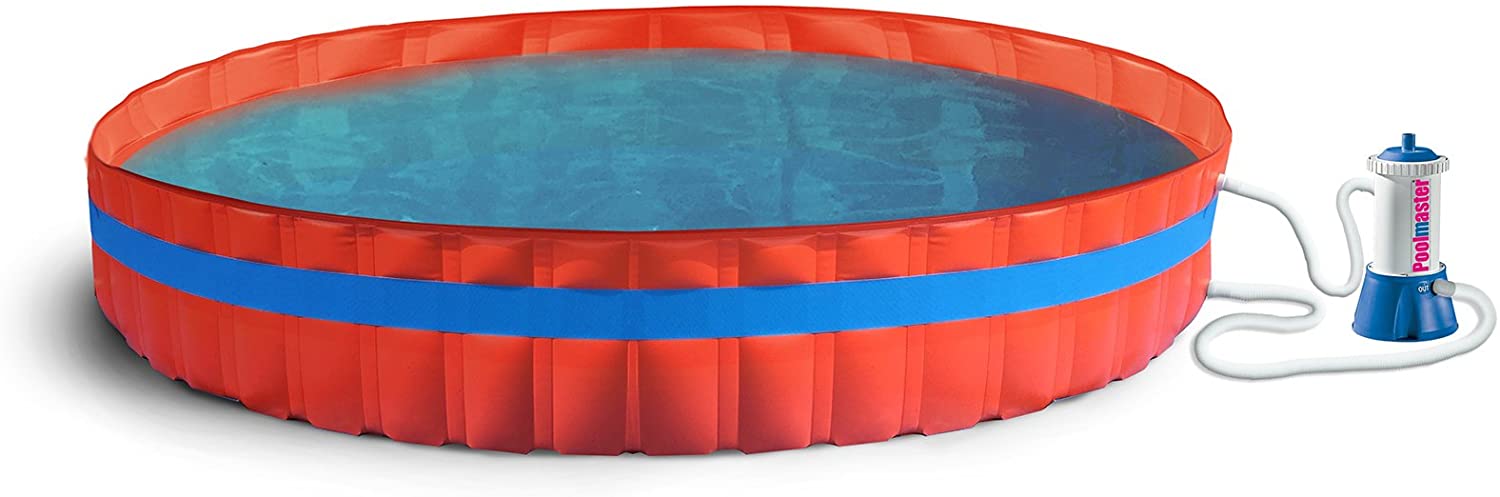  New Plast 3100 K – My Dog Pool Piscina para Perros con Filtro, 305 x 46 cm (diámetro x Altura) 