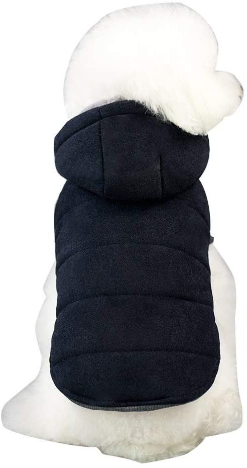  ODOKEI Ropa de Perro Abrigo Pijama para Perros Invierno Caliente Chaqueta para Mascotas Perros Chaqueta Reversible para Mascotas Ropa Traje para Perro 