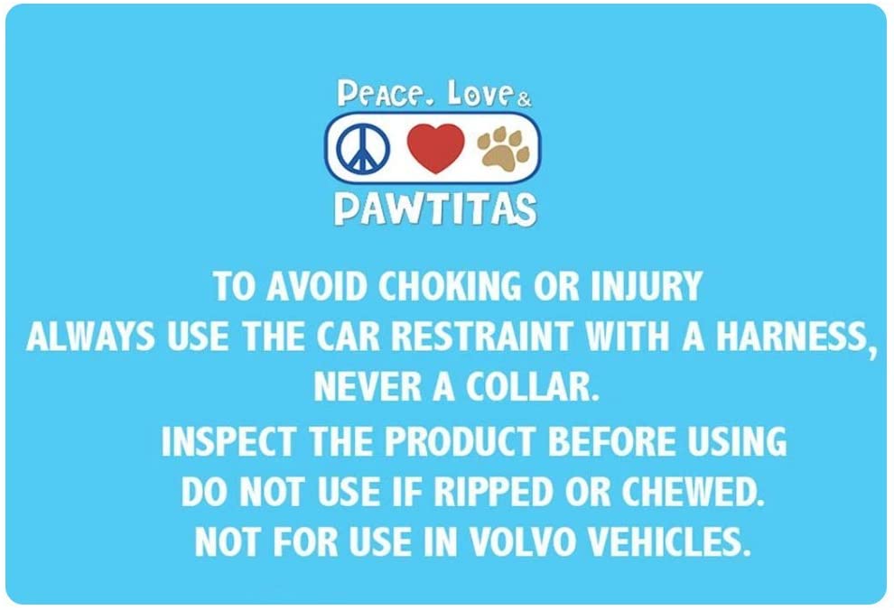  Pawtitas Cinturón de Seguridad de Coche para Perros con Correa de sujeción para Mascotas Color Camuflaje Rosa 