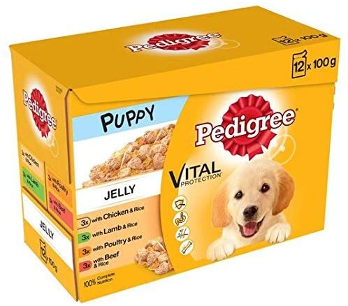  P?digr?e Puppy - Bolsas de carne de gel, 12 x 100 g (2 unidades) 