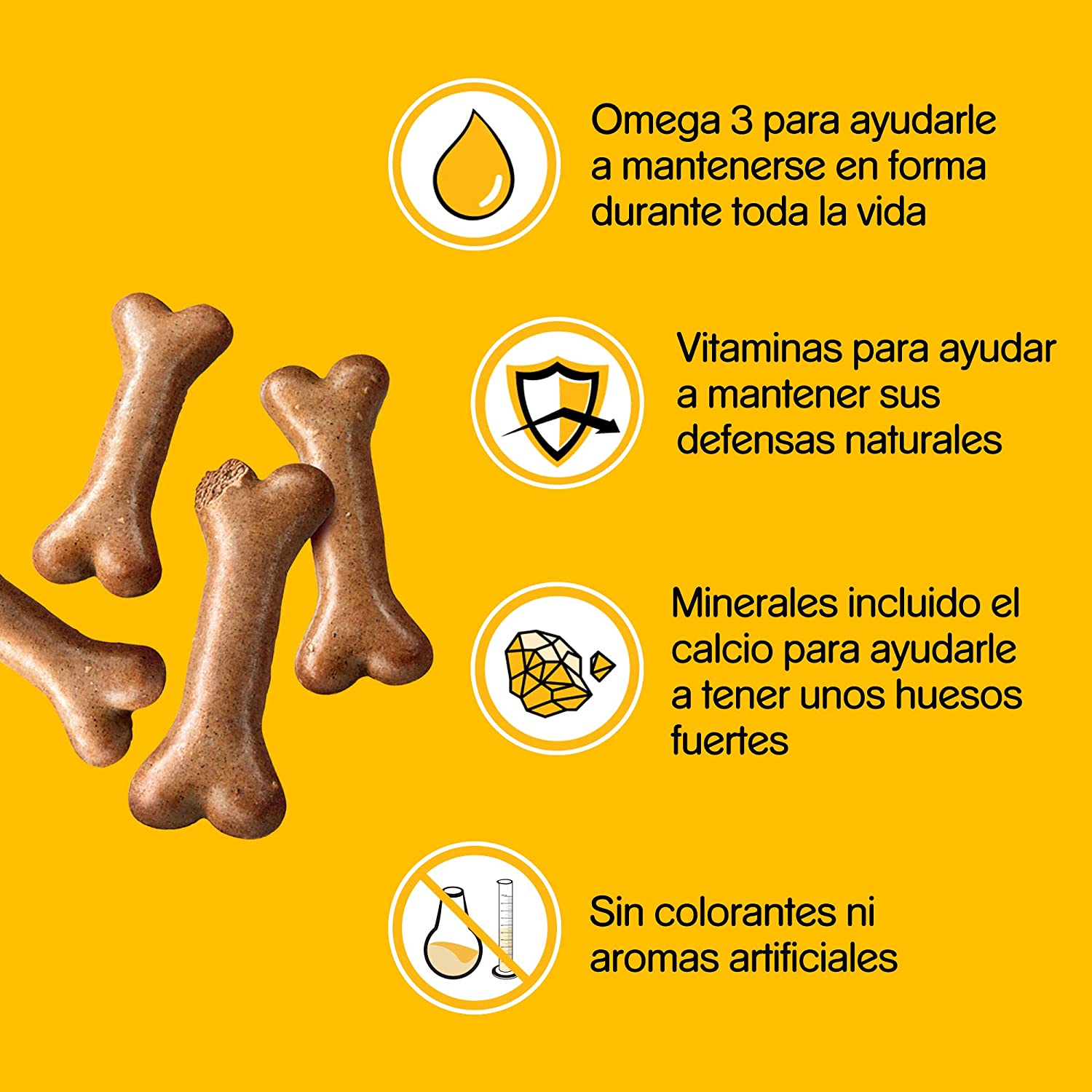  PEDIGREE Galletas Biscrock para mimar a tu Perro, 500 g (Pack de 12) 