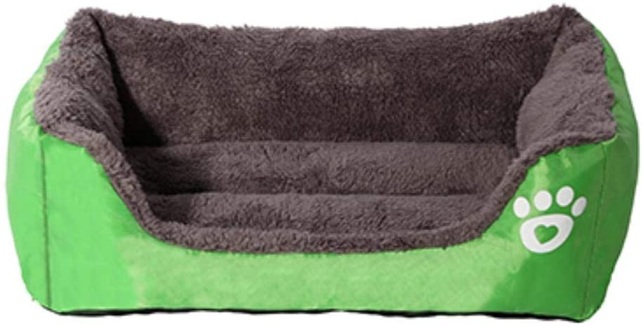  PENVEAT Mascota Cama para Perros Calentador Casa para Perros Nido de Material Suave Cestas para Perros Otoño e Invierno Perrera Caliente para Cachorros de Gato, Azul, XL 