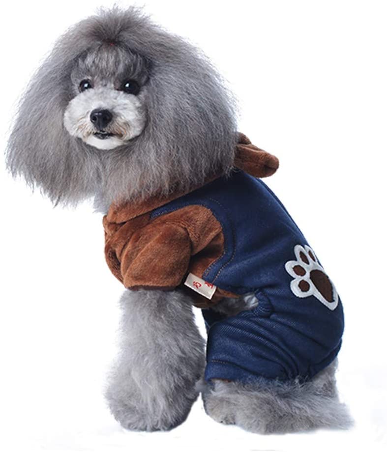  Perro Abrigo de Invierno YEZIA Camiseta Chaqueta Sudadera de Mascota Cachorro Chihuahua Perros Ropa para Perro Ropa de Invierno 