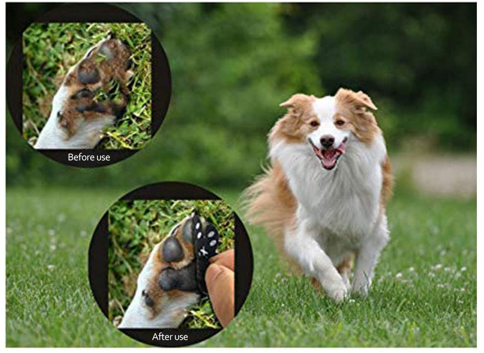  Pet Paw Protector Dog Paw Stickers Calzado Autoadhesivo Resistente para Perros Botines Calcetines Pegatinas de Repuesto para Pata de Perro con partículas Antideslizantes 