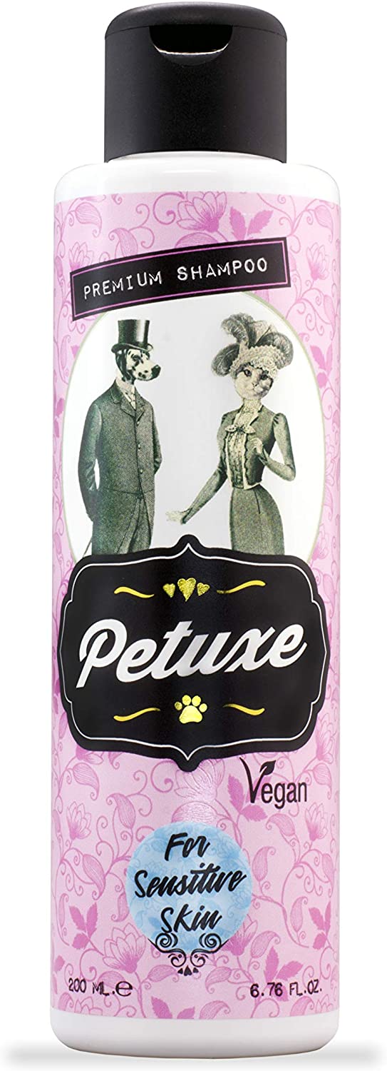  Petuxe Champú Perros y Mascotas Vegano Zero%, Pieles Sensibles - 200 ml 