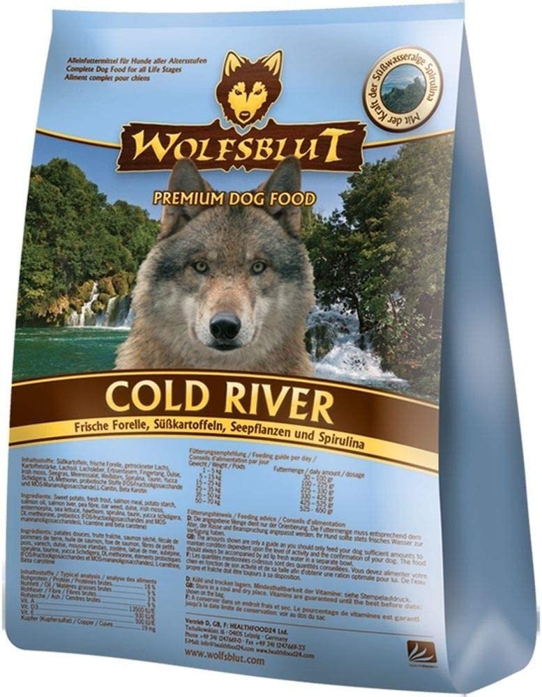  Pienso Wolfsblut - Wolfsblut Cold River Salmón Y Truchas, 500Grs 