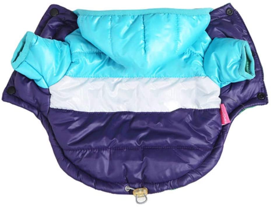  PONNMQ Ropa para Perros de Invierno para Perros pequeños Cachorro cálido para Mascotas Chaqueta de plumón para Gatos Abrigo Impermeable para Perros Chihuahua Bulldog francés Ropa para Perros, 3,16 