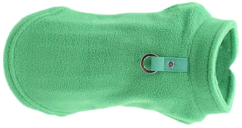  POPETPOP Espesar Ropa para Chaleco para Perros Mascotas Invierno Abrigo Acolchado cálido Chaqueta para Perros pequeños Grandes Tamaño M (Verde) 