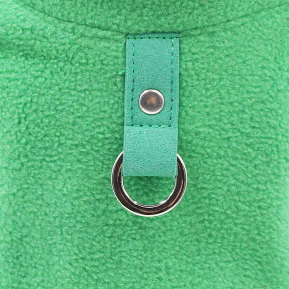  POPETPOP Espesar Ropa para Chaleco para Perros Mascotas Invierno Abrigo Acolchado cálido Chaqueta para Perros pequeños Grandes Tamaño M (Verde) 