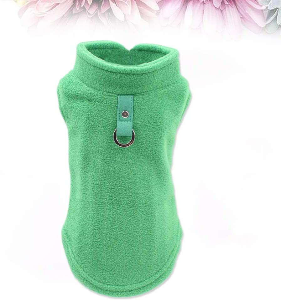  POPETPOP Espesar Ropa para Chaleco para Perros Mascotas Invierno Abrigo Acolchado cálido Chaqueta para Perros pequeños Grandes Tamaño M (Verde) 