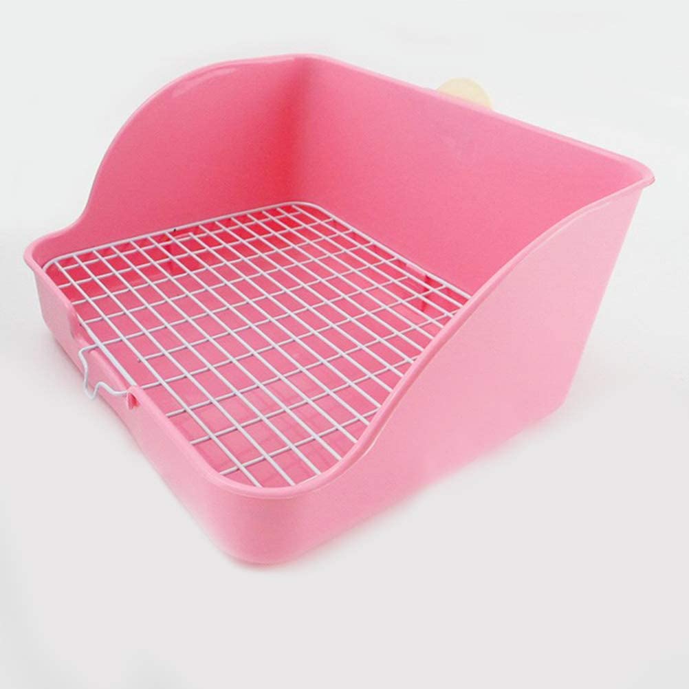  POPETPOP Pet Dog Toilet Pet Potty Trainer Puppy Training Tray Pad Piso Protección Bandejas Rosa 