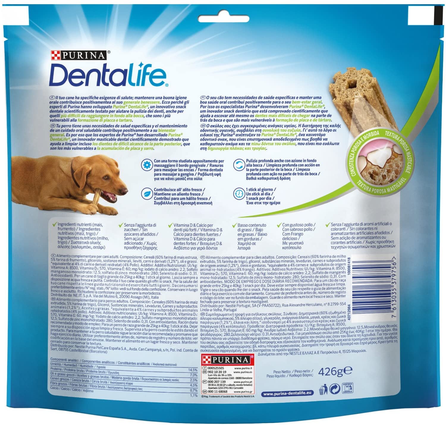  Purina DentaLife Large Loyalty Pack 426g 