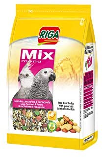  Riga Menú Mix Fuga erei para Grandes Loros, 1er Pack (1 x 2 kg) 