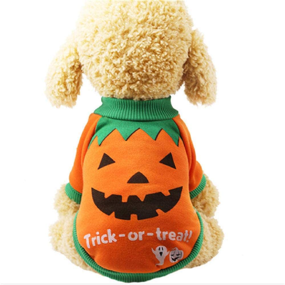  Ropa cálida para Mascotas para Perros pequeños, Divertido Abrigo de Halloween, Chaquetas de Invierno, Disfraz de Cachorro, Chihuahua, Yorkie 