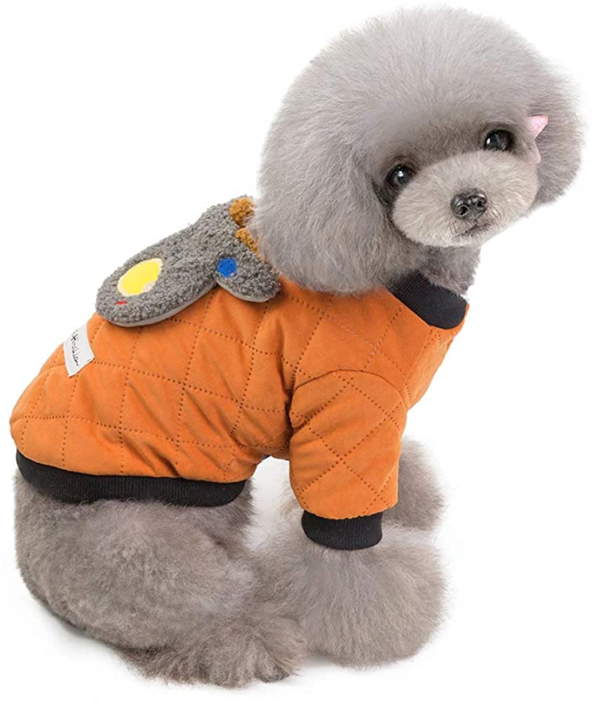  Ropa para Mascotas Escudo Escudo De Invierno Frío del Animal Doméstico De La Chaqueta Caliente El Chaleco De La Técnica Ropa para Perros Pequeños Medio 