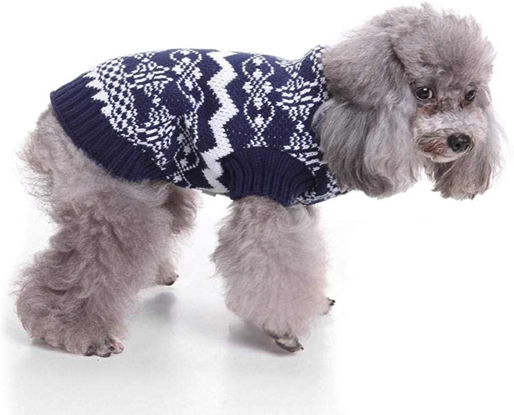  Ropa para Mascotas,Dragon868 Invierno Caliente Mascotas Perro Ropa Alto Cuello suéteres 