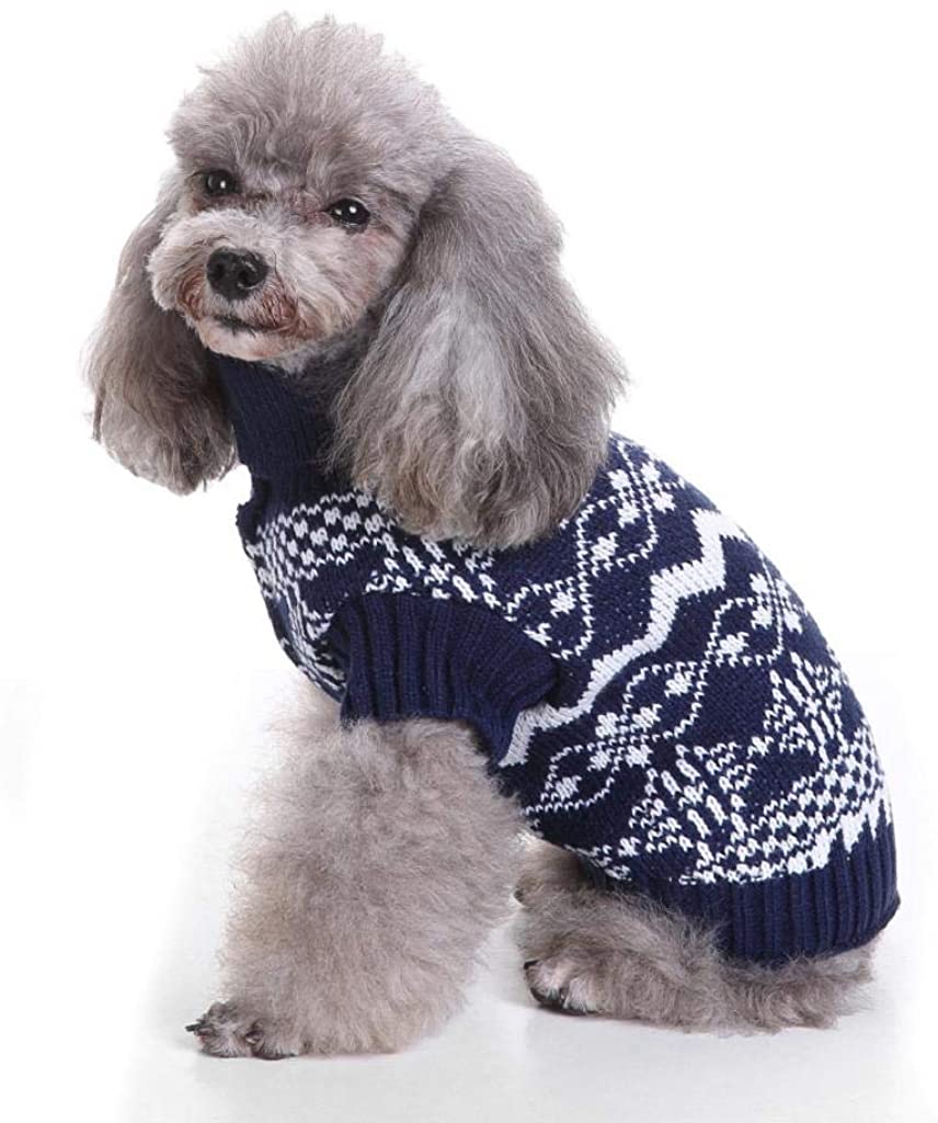  Ropa para Mascotas,Dragon868 Invierno Caliente Mascotas Perro Ropa Alto Cuello suéteres 