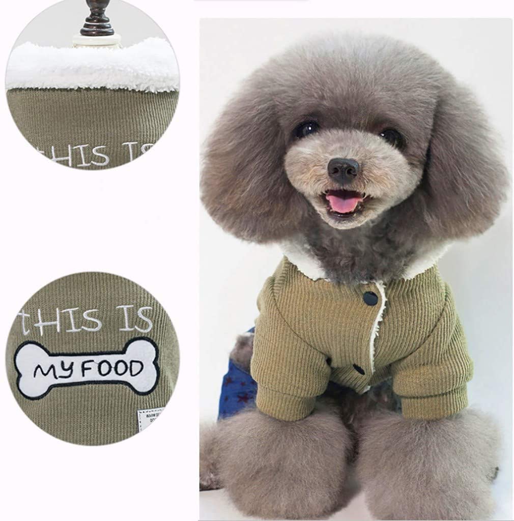  Ropa para Perros Pequeños YEZIA Abrigo para Perros de Tipo Chaqueta Invierno Mascotas Perros Gatos Ropa Chihuahua Dibujos Animados Mascota Ropa Kawaii Perro Disfraz Ropa 