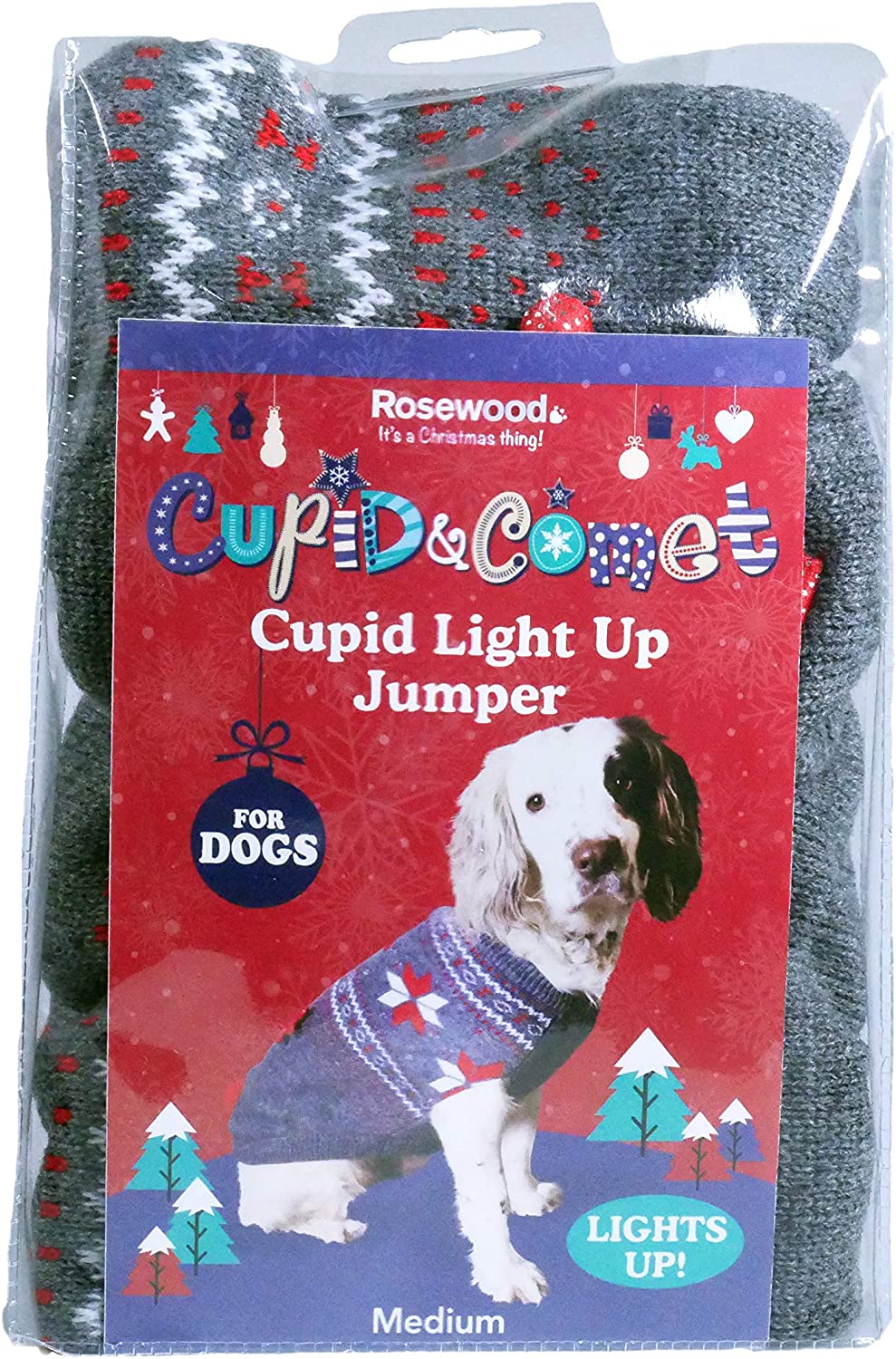  Rosewood - Jersey de Navidad para Perros, tamaño Grande 