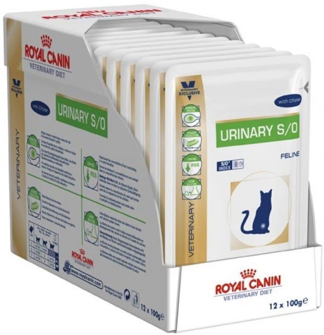  ROYAL CANIN Cat Urinary Chicken Comida para Gatos - Paquete de 12 x 100 gr - Total: 1200 gr 